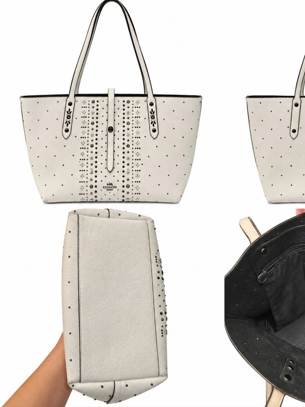 Coach Bandana Rivets Market Tote